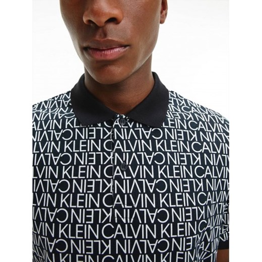 maglietta polo allover logo Calvin Klein S showroom.pl