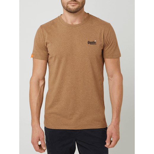 Superdry t-shirt męski brązowy 