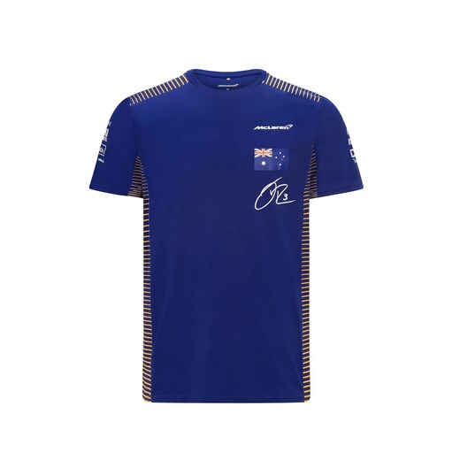 Koszulka t-shirt męska Ricciardo Team Blue McLaren F1 2021 Mclaren F1 Team XS gadzetyrajdowe.pl