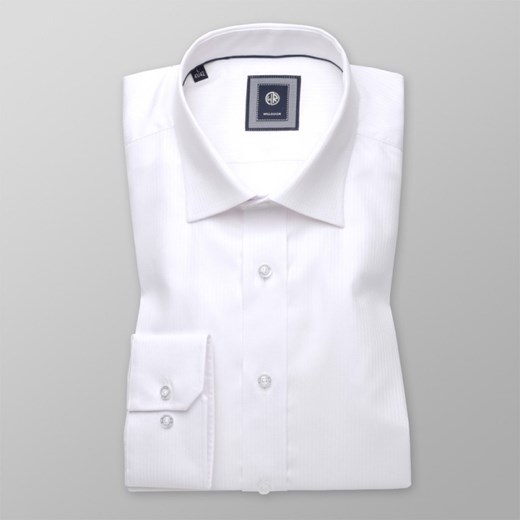 Biała taliowana koszula w prążek Willsoor M (39/40) / 176-182 Willsoor wyprzedaż