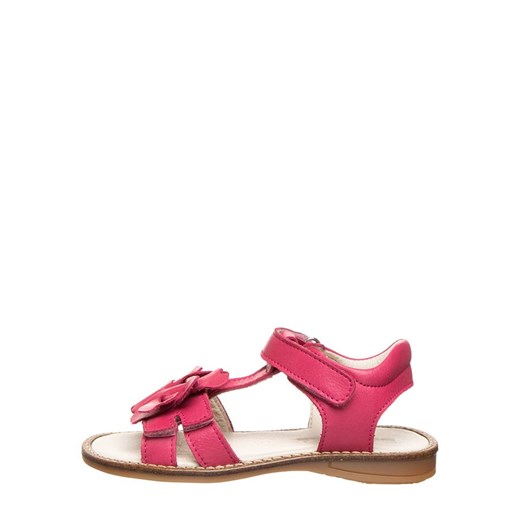 Skórzane sandały w kolorze różowym 26 Limango Polska
