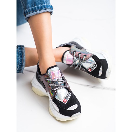 CzasNaButy buty sportowe damskie sneakersy wielokolorowe sznurowane 