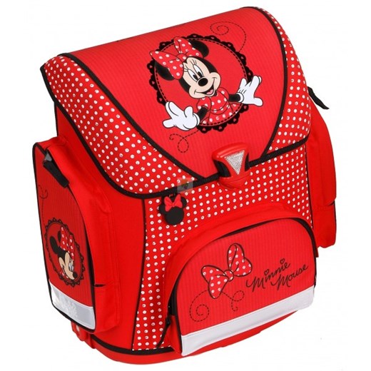 TORNISTER SZKOLNY CAMPUS SCOOLI MINNIE MOUSE modny-dzieciak pomaranczowy ergonomiczny