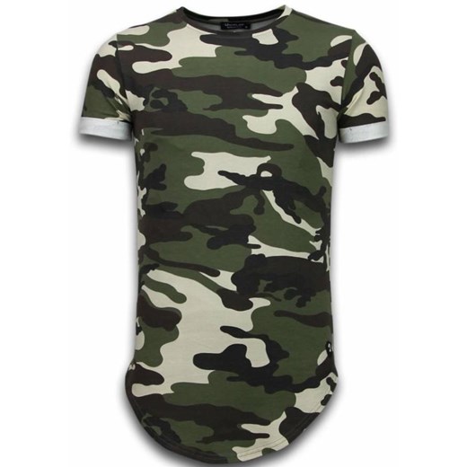 Known Camouflage T-shirt - Long Fit Shirt Army Tony Backer S showroom.pl