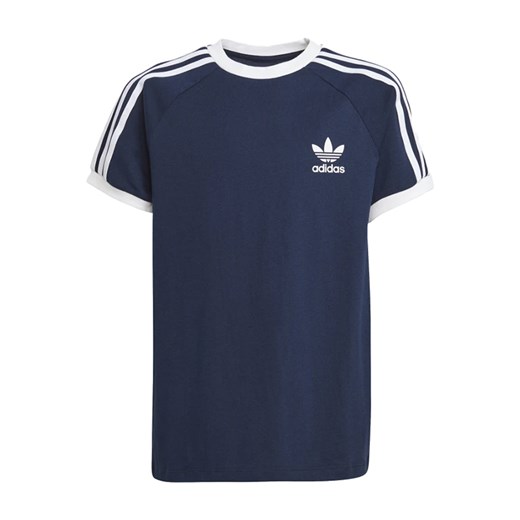 T-shirt chłopięce granatowy Adidas z krótkim rękawem 