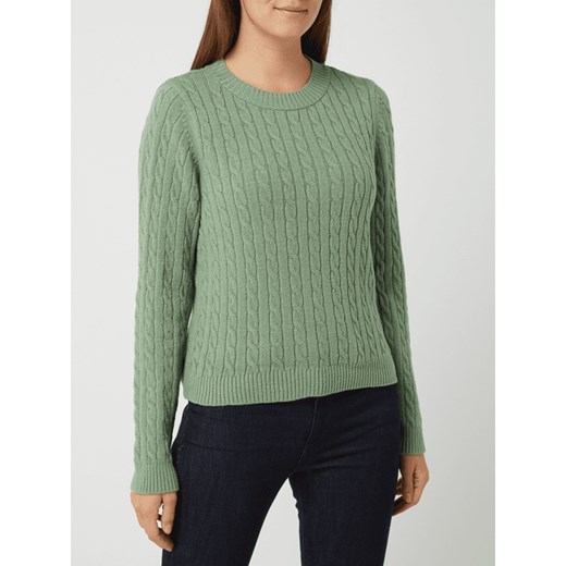 Sweter z dzianiny w warkocze model ‘Megan’ XL Peek&Cloppenburg 