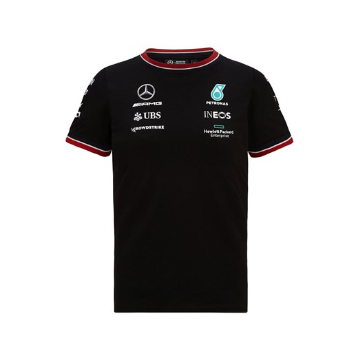 T-shirt chłopięce Mercedes Amg Petronas F1 Team z krótkim rękawem 