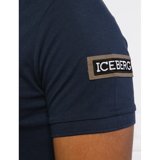 T-shirt męski granatowy Iceberg 