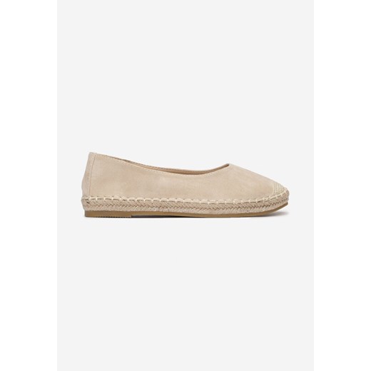 Beżowe Espadryle Aqianna Renee 39 renee.pl wyprzedaż