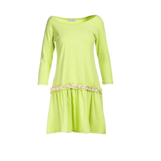 Limonkowa Sukienka Palathyia Renee XL Renee odzież