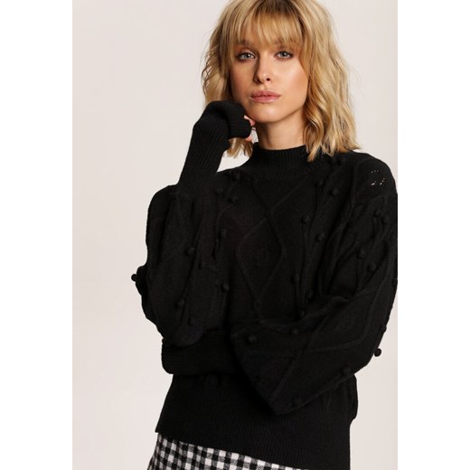 Czarny Sweter Thesise Renee S/M Renee odzież promocja