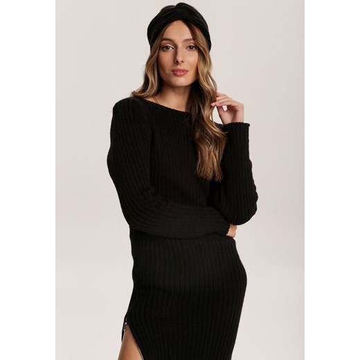 Czarna Sukienka Xenoria Renee S/M promocja Renee odzież
