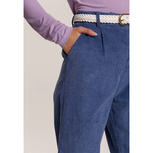 Granatowe Spodnie Culottes Harelnila Renee S/M Renee odzież