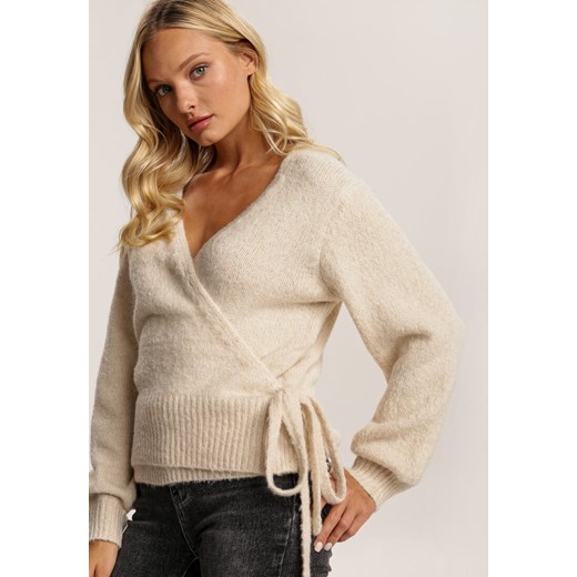 Kremowy Sweter Xenanya Renee S/M Renee odzież okazyjna cena