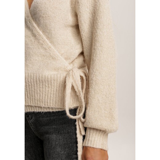 Kremowy Sweter Xenanya Renee S/M wyprzedaż Renee odzież