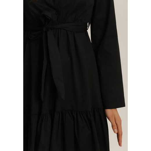 Czarna Sukienka Greenroar Renee S/M Renee odzież wyprzedaż