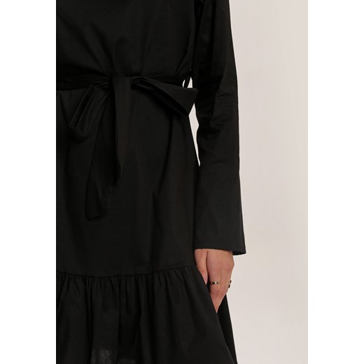 Czarna Sukienka Caskshade Renee S/M Renee odzież okazyjna cena
