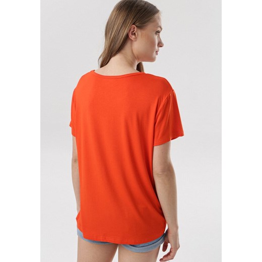 Pomarańczowa Koszula Nemelato M/L promocja Born2be Odzież