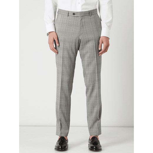 Spodnie do garnituru z żywej wełny o prostym kroju model ‘Shiver’ Carl Gross 54 promocyjna cena Peek&Cloppenburg 