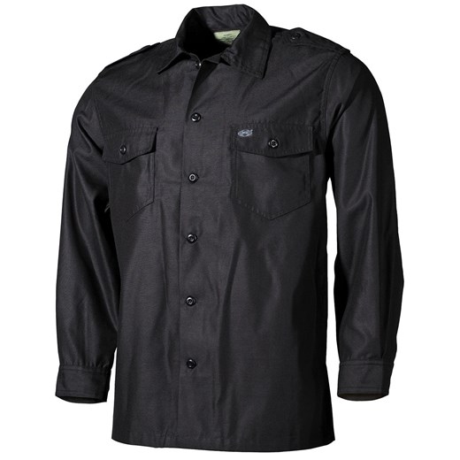 Koszula MFH US Shirt Black D/R (02752A) Mfh XL promocyjna cena Military.pl