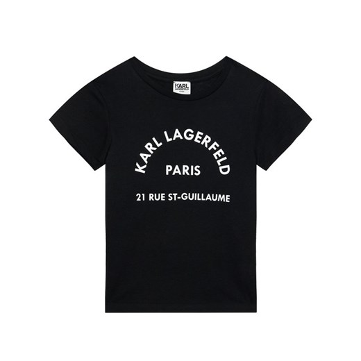 Bluzka dziewczęca Karl Lagerfeld bawełniana 