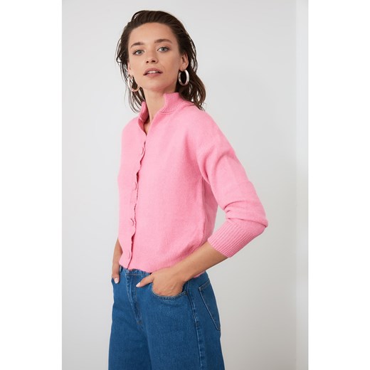 Trendyol Pink Button KnitWear Cardigan Trendyol L Factcool