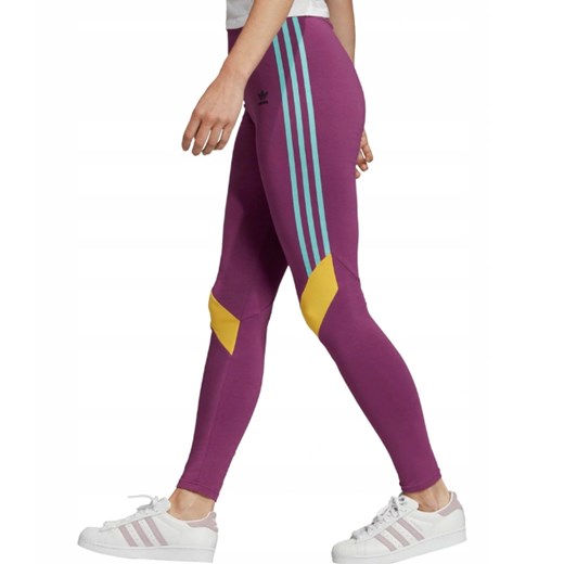  Naprawdę Spodnie damskie Adidas Originals fioletowy legginsy damskie LLCLT