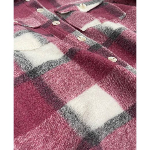 Różowa kurtka damska Goodlookin.pl z wełny 