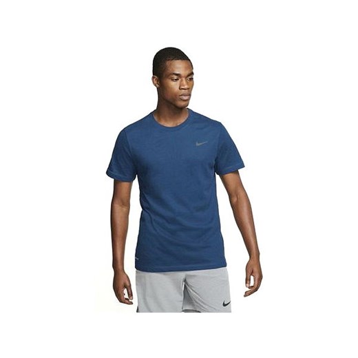 Koszulka męska Dry Tee DFC Crew Solid Nike (niebieska) Nike S okazja SPORT-SHOP.pl