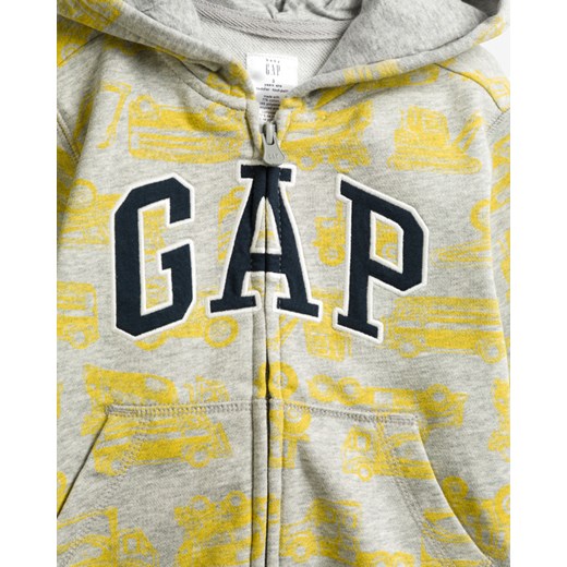 GAP Logo Bluza dziecięca Szary Gap 3 lata wyprzedaż BIBLOO