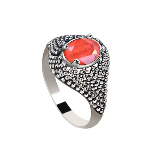 Srebrny pierścionek z kryształem Swarovski PK 2093 Polcarat Design 16 / 17,67 mm Polcarat Design