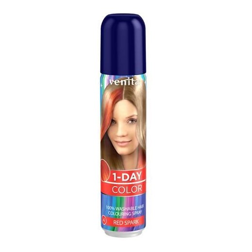 VENITA_1-Day Color koloryzujący spray do włosów Czerwona Iskra 50ml Venita perfumeriawarszawa.pl