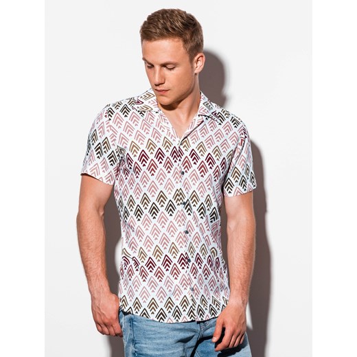 Ombre Clothing Men's shirt with short sleeves K555 Ombre S Factcool