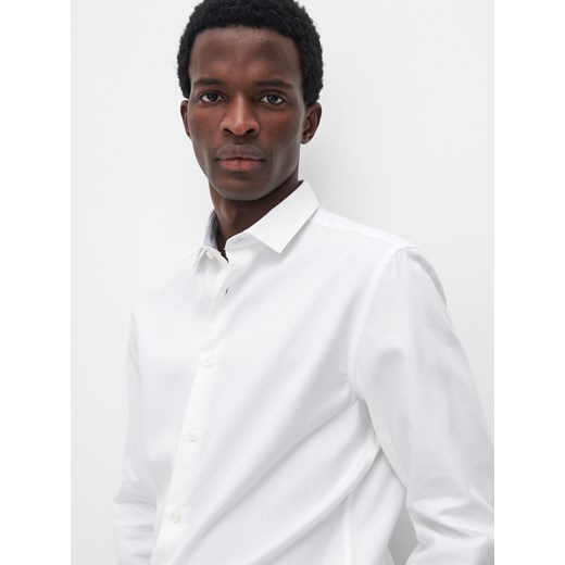 Reserved - Koszula regular fit w paski - Biały Reserved L wyprzedaż Reserved