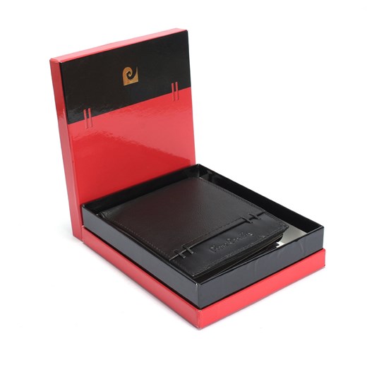 Czarny portfel męski Pierre Cardin 8806 Domeno uniwersalny Domenoshoes