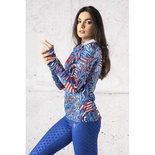 Bluza treningowa z kapturem Blue Ocean / Gamo Blue - LBK-13FS5 Nessi Sportswear S Nessi Sportswear