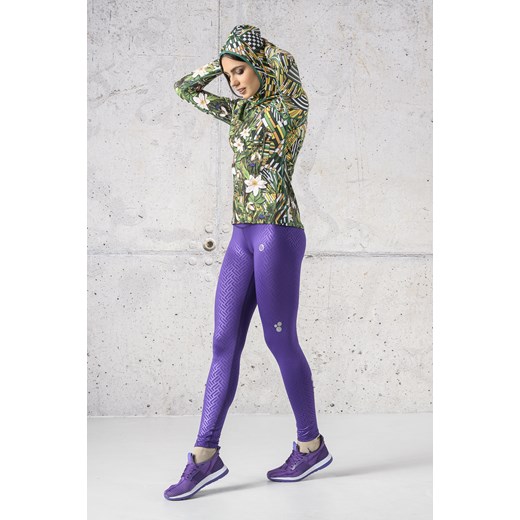 Bluza treningowa z kapturem Wild Flowers / Gamo Yellow - LBK-13WS1 Nessi Sportswear XL Nessi Sportswear