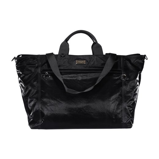 Shopper bag czarna Dolce & Gabbana na ramię elegancka 