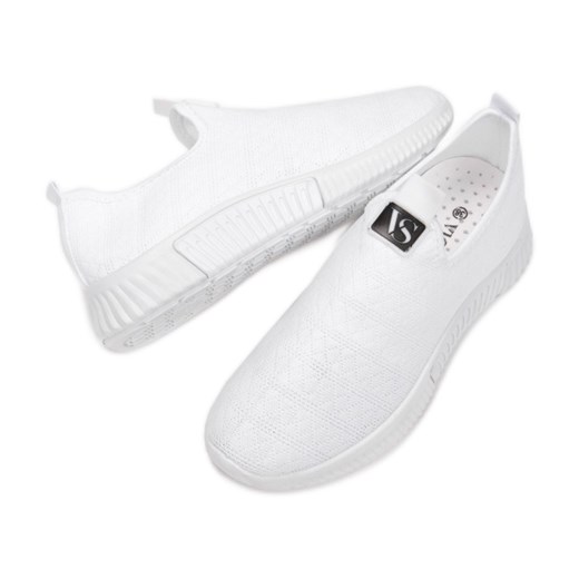 Buty sportowe damskie białe Vices casual z tworzywa sztucznego na platformie 