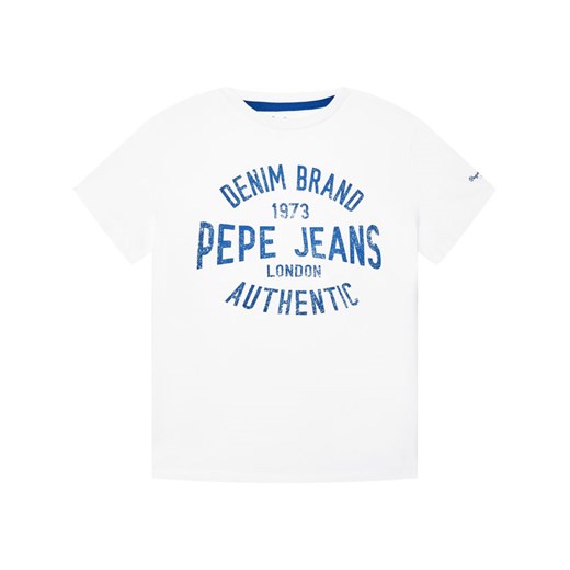 T-shirt chłopięce Pepe Jeans z krótkim rękawem z napisami 