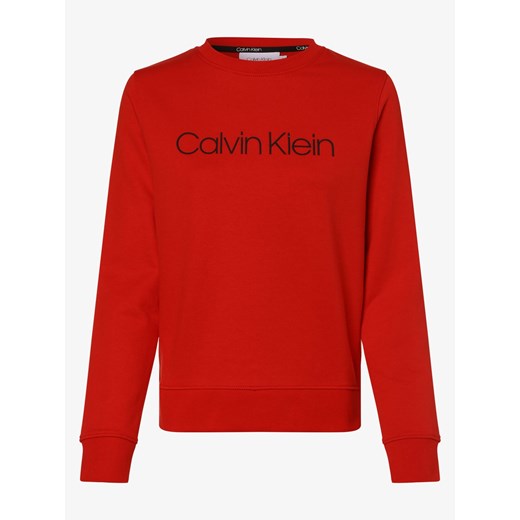 Calvin Klein bluza damska casualowa z bawełny z napisami 