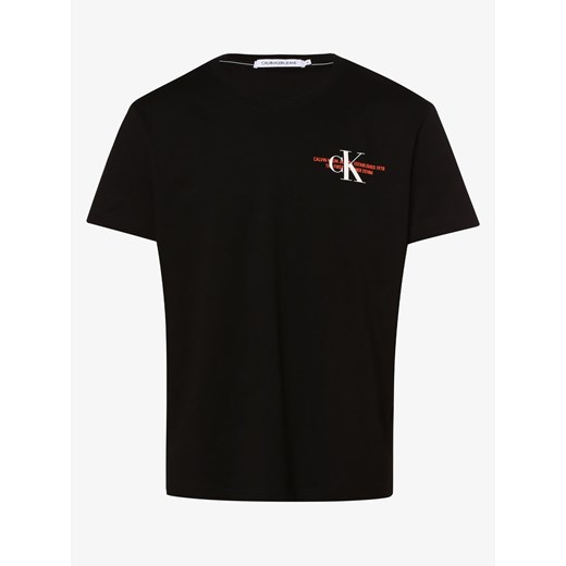 Calvin Klein Jeans - T-shirt męski, czarny S vangraaf