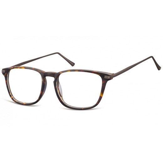 Okulary oprawki korekcyjne Nerdy zerówki Sunoptic CP144B szylkret-panterka Sunoptic Stylion