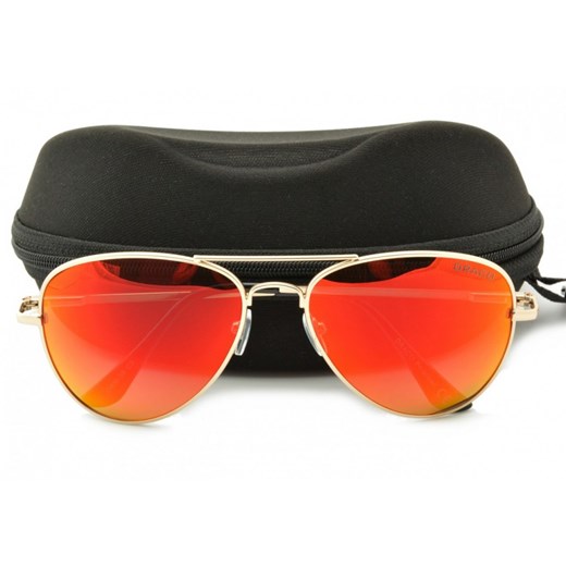 Pomarańczowe Pilotki okulary Polaryzacyjne lustrzanki STD-23 Stylion Stylion