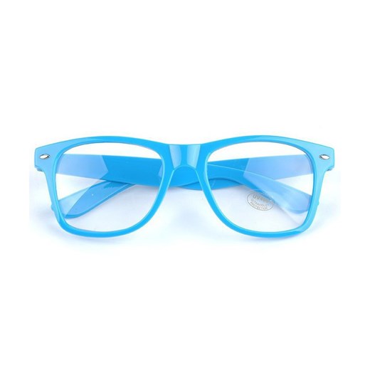 Błękitne okulary nerdy  zerówki Damskie i Męskie Stylion okazyjna cena Stylion