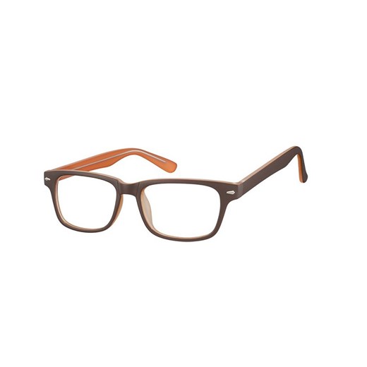 Okulary Zerówki klasyczne oprawki Sunoptic CP156B brązowe Sunoptic Stylion