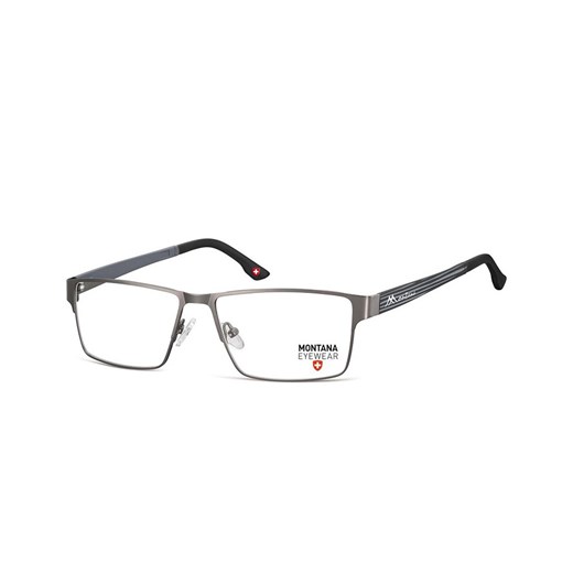 Okulary oprawki korekcyjne metalowe pełne MM612B szare Montana Stylion