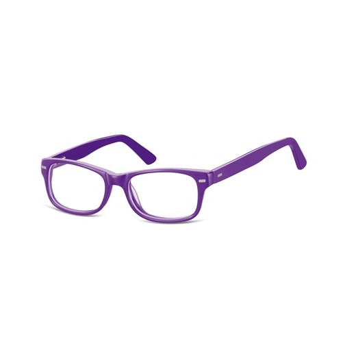 Okulary dziecięce zerówki Nerdy AK49D fioletowe ze sklepu Stylion w kategorii Akcesoria dziecięce - zdjęcie 107783708