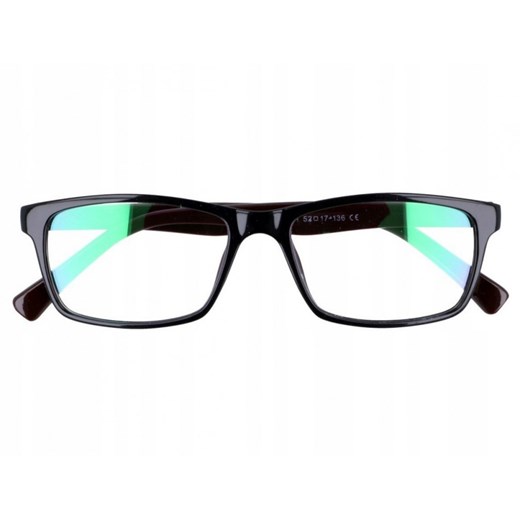 Okulary z filtrem Antyrefleksyjne zerówki Nerdy 9511A czarno-brązowe ze sklepu Stylion w kategorii Okulary przeciwsłoneczne męskie - zdjęcie 107783746
