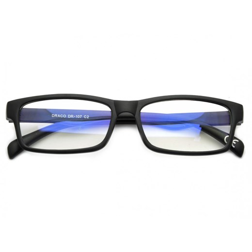 Okulary z filtrem Antyrefleksyjne zerówki Nerdy prostokątne DR-107-C2 ze sklepu Stylion w kategorii Okulary przeciwsłoneczne męskie - zdjęcie 107783768